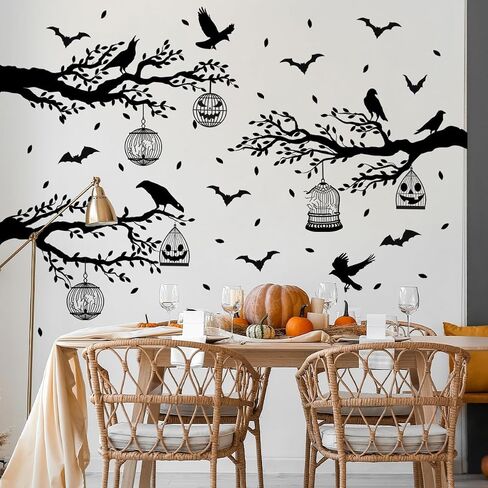 20 Pairs Glow in The Dark Halloween Eyes Window Clings Removable Luminous Fluorescent Window Sticker Halloween Wall Decal for Halloween Home Wall Window Decoration in Saudi Arabia
