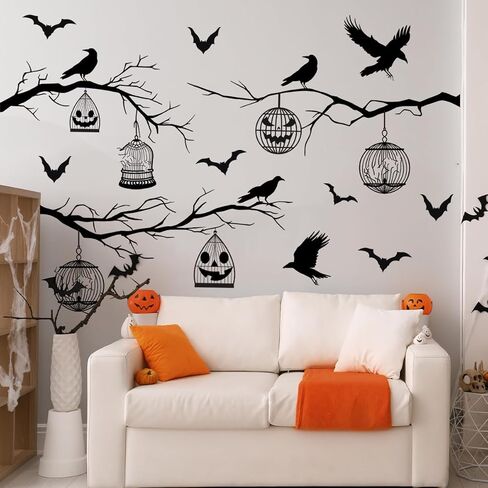 20 Pairs Glow in The Dark Halloween Eyes Window Clings Removable Luminous Fluorescent Window Sticker Halloween Wall Decal for Halloween Home Wall Window Decoration in Saudi Arabia