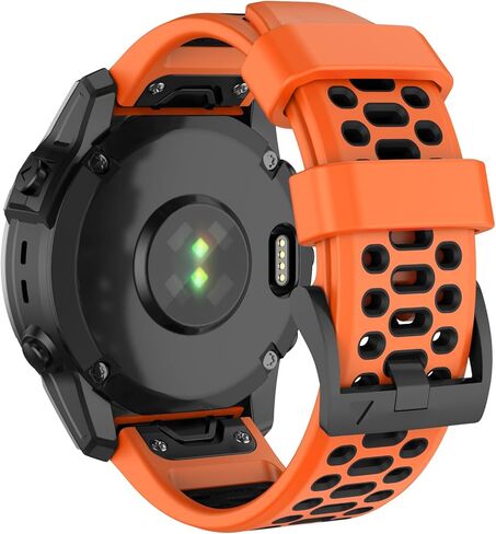 OVERSTEP Quick Fit Band Compatible with Garmin Fenix 8 Amoled 51mm Watch Bands, 26mm Replacement Soft Silicone Strap for Fenix 7X/Fenix 6X/Fenix 5X/Fenix 3 Smartwatch in Kuwait
