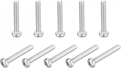براغي آلة أمان توركس M2.5x6mm من uxcell، 10 قطع 316 من الفولاذ المقاوم للصدأ برأس مقلاة مقاومة للعبث ومسامير تثبيت in Saudi Arabia