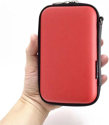 Diabetic Supplies Travel Case, Blood Glucose Meter Storage Bag, Small Eva Hard Protective Carrying Pouch for Medication, Test Strips, Alcohol Pads, Insulin Vials, Lancets, Diabetes Testing Kit (Black) in Saudi Arabia