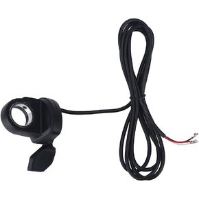 Wbestexercises Thumb Throttle Speed Control, Left/Right Hand Accelerator Thumb Finger Trigger Throttle for Electric Bike Scooter E-Bike Electric ycle Motor Kit(Right Hand)