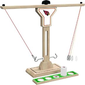 Wild Sports NFL Wooden Ring Swing Battle - Head-to-Head Ring Toss Hook & Ring Game for NFL Fans