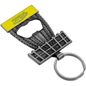 INNOVA Disc Golf DISCatcher Bottle Opener Key Chain - Disc Golf Accessory - Yellow