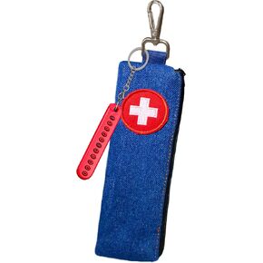 1 Pack Epipen Carrying Case, Epi Pen Carrying Case, Epi Pen Carrying Case for Diabetics, Suitable for 1 EpiPen Allergy Medicine Essentials(Pink)