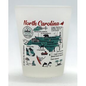 North Carolina US States Series Collection Shot Glass