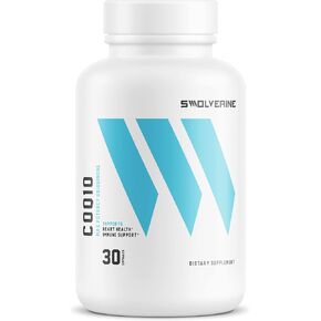 Swolverine CoQ10 | 100mg, Antioxidant for Heart Health, Supports Cellular Energy, 30 Count Softgels Non-GMO