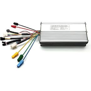 KT 48V 52V 30A/35A Ebike 1000W/1500W Hub Motor 12 Mosfet Brushless Controller for Electric Bike Motorbike Conversion Kit Compatible with KT LED LCD Display