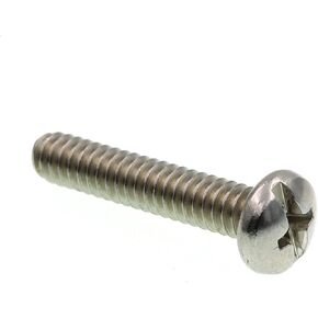 Prime-Line 9009117 Machine Screw, Pan Head, Slotted/Phillips Combo, #10-24 X 1 in, Grade 18-8 Stainless Steel, Pack of 25