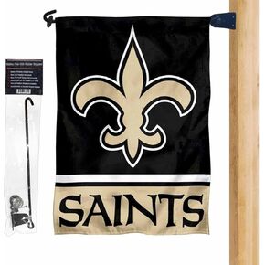 WinCraft Saints Garden Flag and Mailbox Post Pole Holder Mount