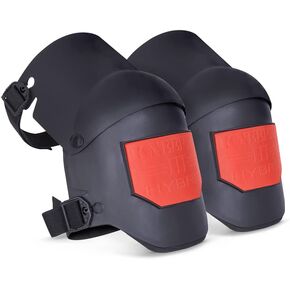 وسادات الركبة Sellstrom Hybrid Ultra Flex III KneePro مع عبوة جل مدمجة - للبناء والبستنة والسقف والعمل والأرضيات - حماية احترافية وراحة للرجال والنساء in Kuwait