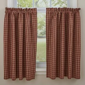 Sturbridge Wine 72"X36" Curtain Tiers