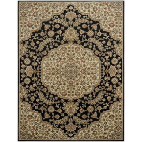 سجادة منطقة تقليدية من Home Dynamix Royalty Medallion، أسود/عاجي، 5'2"x7'2" in Kuwait