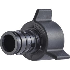 SharkBite 1/2 x 1/2 Inch NPSM Expansion FNPT Swivel Adapter for PEX-A Pipe, Pack of 5, Poly Plumbing Fittings, Female Adapter for PEX-A Tubing, UA526A5