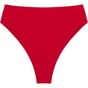 Women's High Waisted High Cut Thong Bikini Bottom