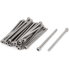 uxcell M3x50mm 0.5mm Pitch Bolts Socket Cap Head Hex Key Screws 30pcs