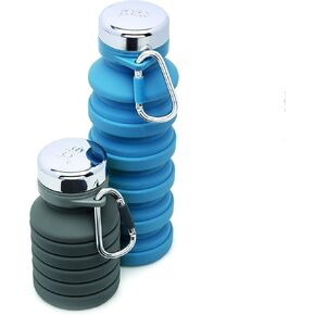 MSC International Joie Collapsible Water Bottle On The Go, BPA Free, One Size, Assorted Colors