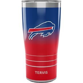 Tervis NFL Buffalo Bills-Ombre Insulated Tumbler, 20oz, Stainless Steel