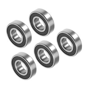 Deep Groove Ball Bearings, 6900-RS Model 10mm x 22mm Diameter 6mm Thickness, Chrome Steel Double Seals Bearings - (Applications: for Machinery & Equipment), 5-Pieces