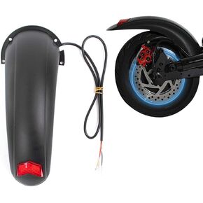Rear Fender with Tail Light, 10-Inch Scooter Rear Fender Replacement Parts for M4 Electric Scooters