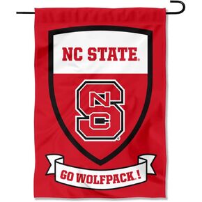 College Flags & Banners Co. North Carolina State Wolfpack Shield Garden Banner Flag
