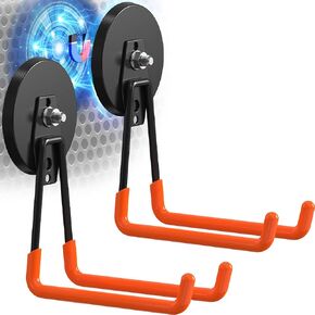 Large Strong Magnetic Hooks Heavy Duty, 3.5in Powerful Utility Magnets Hook, Extra Long Magnetic Hooks For Cruise Cabins, Magnetic Garage Storage Hooks For Hanging, Magnetic Tool Hanger/Holder
