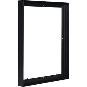 16x20 Assembled Canvas Frame for 0.6"-0.9" Deep Stretched Canvas, 0.75" Depth Floating Frame, Black(1PCS,Aluminum)