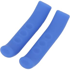 VBESTLIFE 1 Pair Brake Lever Sleeve Non-Slip Silicone Bike Brake Lever Cover for Mountain Road Bike(Blue) and Spare Parts