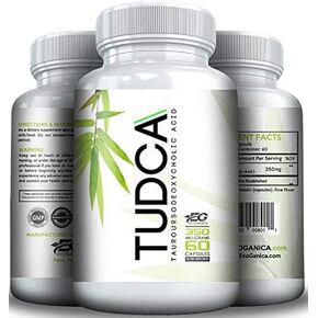 TUDCA (350mg x 60ct) by EVOGANICA - Tauroursodeoxycholic Acid