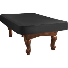 Pool Table Cover, Billiard Table Covers, Outdoor Pool Table Cover Waterproof 600D Heavy Duty Oxford Cloth Anti-UV, Sunscreen, Ripstop - Black (100 * 56 * 8inch)