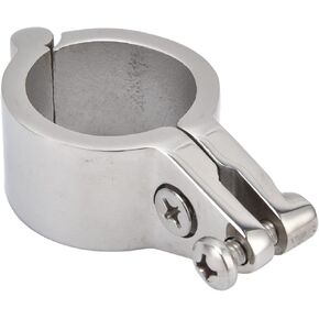 Agatige 38mm/1.5in Jaw Slide, Marine Pipe clamp Top Hinge Rail Mount Fitting 316 Stainless Steel Accessory for Boat Ship Yacht Sunshade