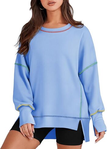 AlvaQ Plus Size Sweatshirt for Women Oversized Hoodie Fall Maple Leaf Print Pullover Hooded Tops Outfits L-4X in Saudi Arabia