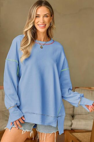 AlvaQ Plus Size Sweatshirt for Women Oversized Hoodie Fall Maple Leaf Print Pullover Hooded Tops Outfits L-4X in Saudi Arabia