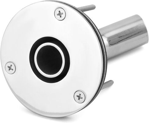 QWORK 316 الفولاذ المقاوم للصدأ من خلال هيكل العادم المناسب لخرطوم 24 مم متوافق مع سخانات وقوف السيارات الديزل، مجموعة واحدة in Saudi Arabia