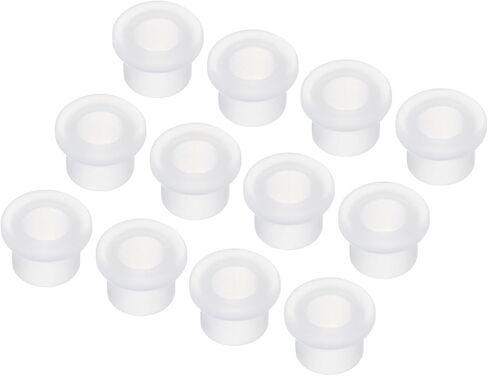 MECCANIXITY 20Pcs T Shape Rubber Grommet Mount Dia 10mm ID 6mm H 11mm Transparent Seal Protection Cable Grommets Flexible for Cable Pipe in Saudi Arabia