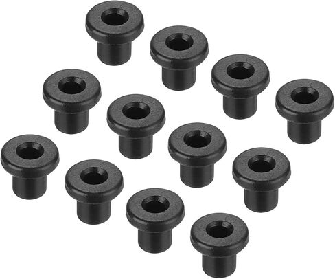 MECCANIXITY 20Pcs T Shape Rubber Grommet Mount Dia 10mm ID 6mm H 11mm Transparent Seal Protection Cable Grommets Flexible for Cable Pipe in Saudi Arabia