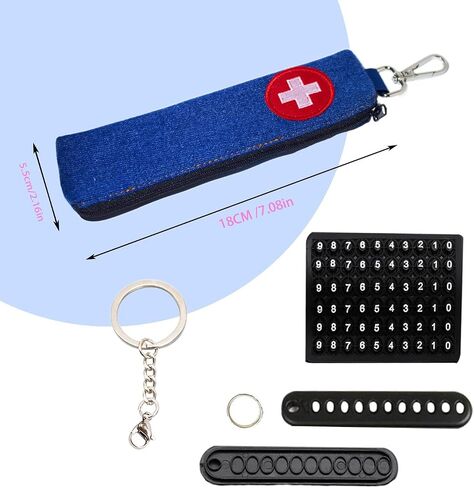 1 Pack Epipen Carrying Case, Epi Pen Carrying Case, Epi Pen Carrying Case for Diabetics, Suitable for 1 EpiPen Allergy Medicine Essentials(Pink) in Saudi Arabia