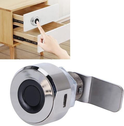 Bluetooth Fingerprint Drawer Lock APP Control Fingerprint Lock Zinc Ally Digital Cabinet Locks 20 Fingerprints USB Rechargeable Keyless Smart Lock for Cabinet Doors Drawers in Saudi Arabia