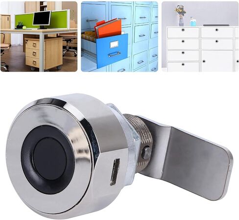 Bluetooth Fingerprint Drawer Lock APP Control Fingerprint Lock Zinc Ally Digital Cabinet Locks 20 Fingerprints USB Rechargeable Keyless Smart Lock for Cabinet Doors Drawers in Saudi Arabia