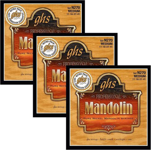 GHS MANDOLIN - Pure Nickel String Set - N270 - Medium in Saudi Arabia