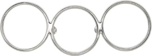 NovelBee 2pcs Polished 316 Stainless Steel Solid Triple Ring Cup Drink Holder for Boat Marine Yacht RV Truck in Saudi Arabia