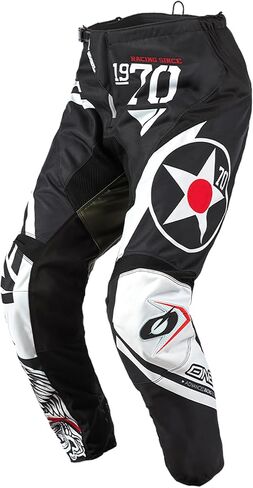 O'Neal E010-4134 Element Adult Pants, Warhawk, Blue/Red, 34 in Saudi Arabia