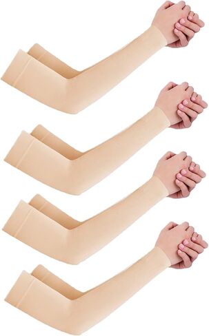 Iwrrvn Sleeves to Cover Arms for Men&Women Uv Protection Upf 50 Cooling Sports Sleeve for Sports Football Baseball in Saudi Arabia
