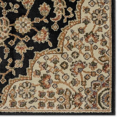 سجادة منطقة تقليدية من Home Dynamix Royalty Medallion، أسود/عاجي، 5'2"x7'2" in Kuwait
