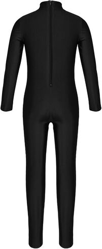 iEFiEL Girls One Piece Ballet Dance Gymnastics Leotard Teamwear Metallic Tank Unitard Toddler Kids Biketard in Saudi Arabia