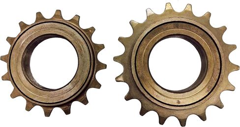 Single Speed Bike Freewheel, 16T/18T Compatible with 1/2'' x 1/8'' Bicycle Freewheel Threaded Type Freehub Replacement Parts in Saudi Arabia