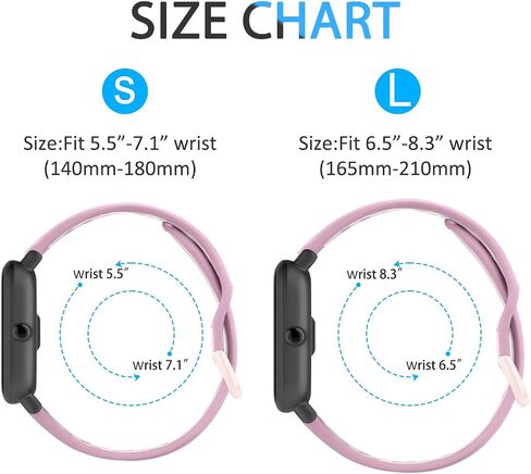 Amzpas Silicone Bands for Amazfit Bip 3 Pro/Bip 3/Bip U Pro/Bip U/GTR 42mm,3 Pack 20mm Soft Bicolor Quick Release Wristband in Saudi Arabia