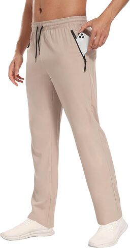 Hiking Pants Men Cargo Pants Water Resistant Lightweight Work Casual Pants Joggers with Zipper Pockets Outdoor HH24019M in Saudi Arabia