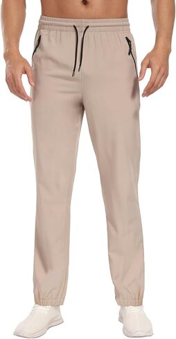 Hiking Pants Men Cargo Pants Water Resistant Lightweight Work Casual Pants Joggers with Zipper Pockets Outdoor HH24019M in Saudi Arabia