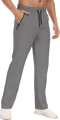 Hiking Pants Men Cargo Pants Water Resistant Lightweight Work Casual Pants Joggers with Zipper Pockets Outdoor HH24019M in Saudi Arabia